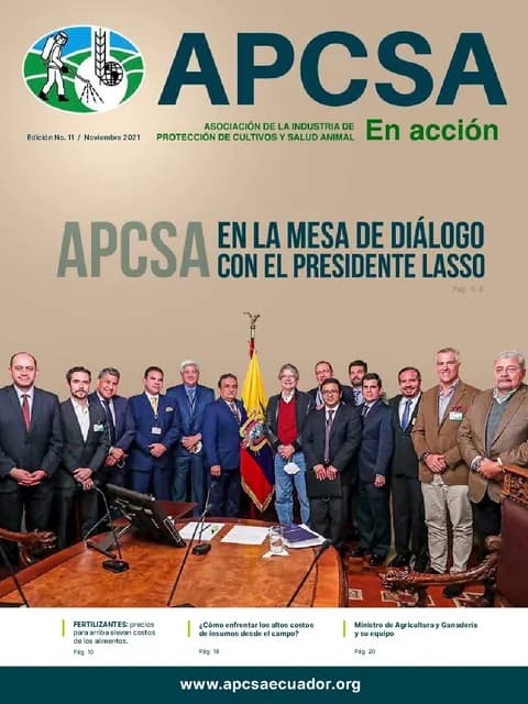 Portada de la Revista APCSA N.º 11